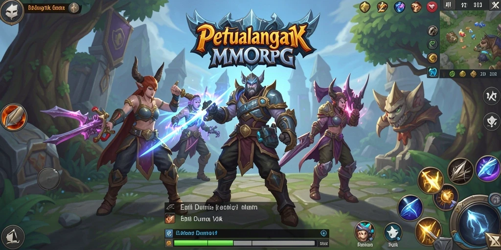 Screenshot gameplay menampilkan pertarungan mendebarkan di dunia 8II.