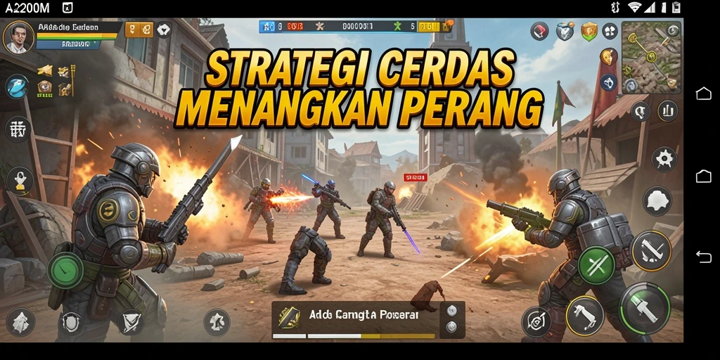 Tampilan gameplay A200M yang menegangkan dan penuh strategi.
