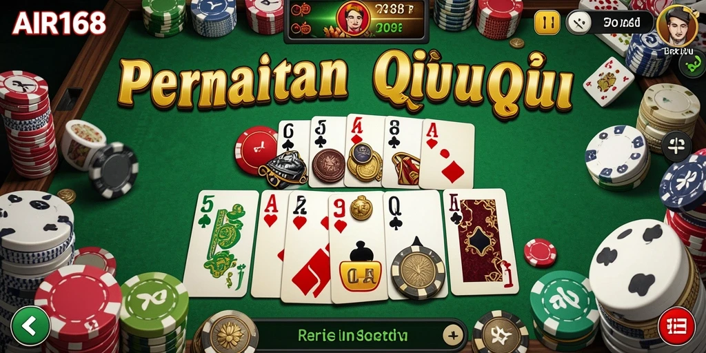 Tampilan gameplay QiuQiu yang menarik dan menghibur.