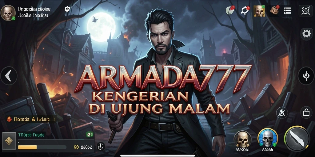 Tampilan seram gameplay ARMADA777 yang menarik dan menegangkan.