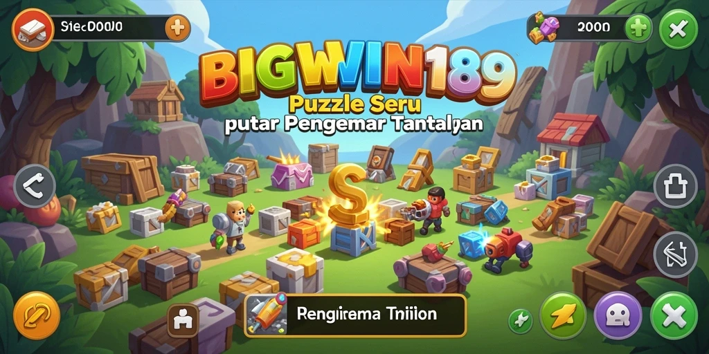 Tampilan gameplay menarik dalam game Puzzle BIGWIN189.