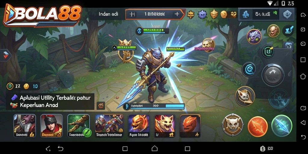 Screenshot utama BOLA88 yang menunjukkan antarmuka pengguna yang intuitif.