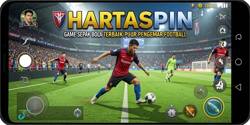 Tampilan gameplay HARTASPIN yang realistis dan mendebarkan.