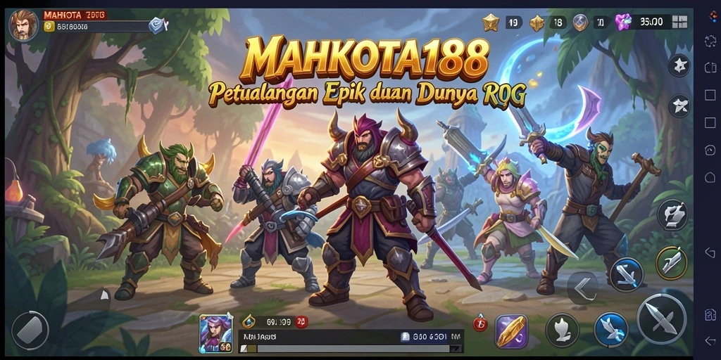 Tampilan menawan dari gameplay MAHKOTA188 di dunia RPG.