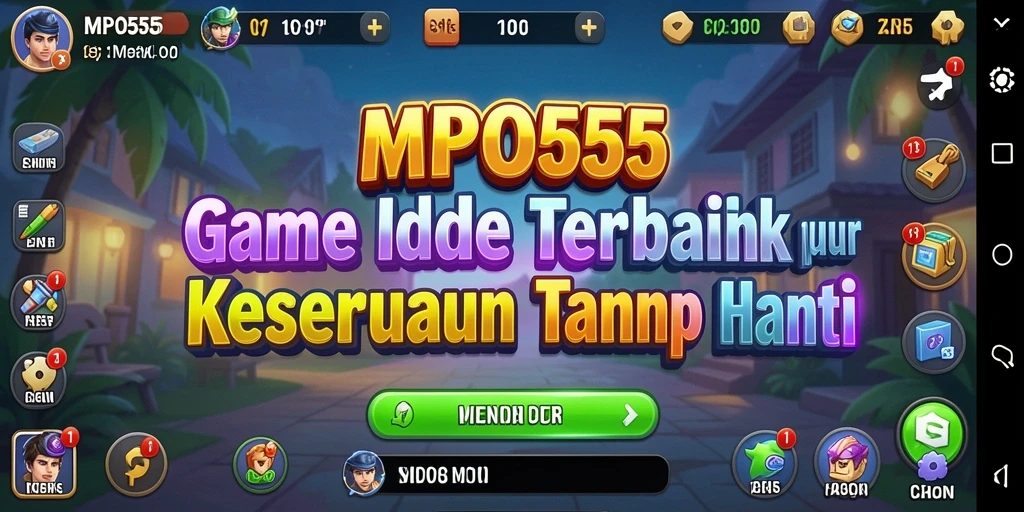 Screenshot gameplay MPO555 menampilkan tampilan seru dan interaktif dari game Idle.
