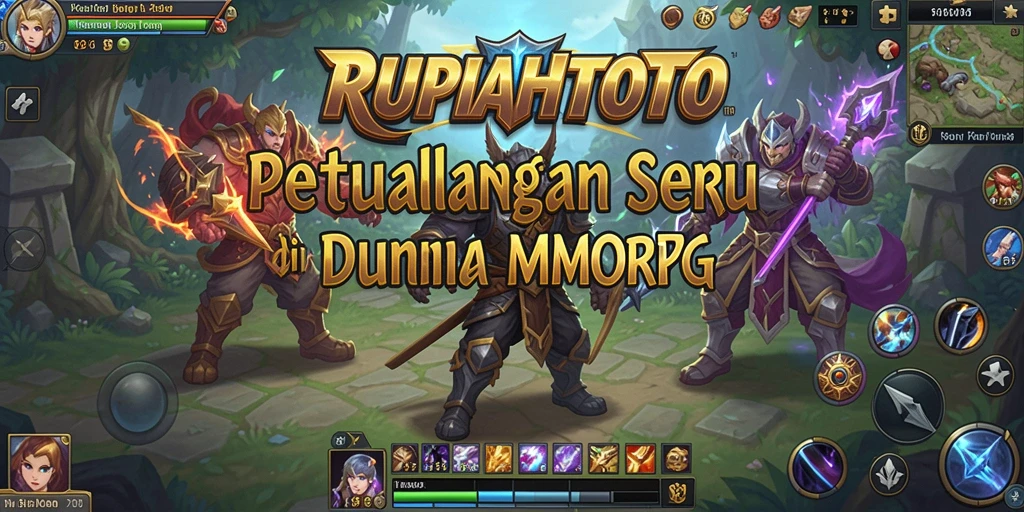Gameplay dinamis di dunia RUPIAHTOTO MMORPG yang penuh petualangan.