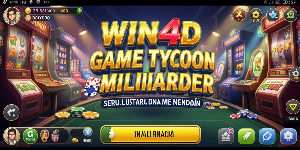 Tampilan gameplay yang menarik dari game Tycoon WIN4D.